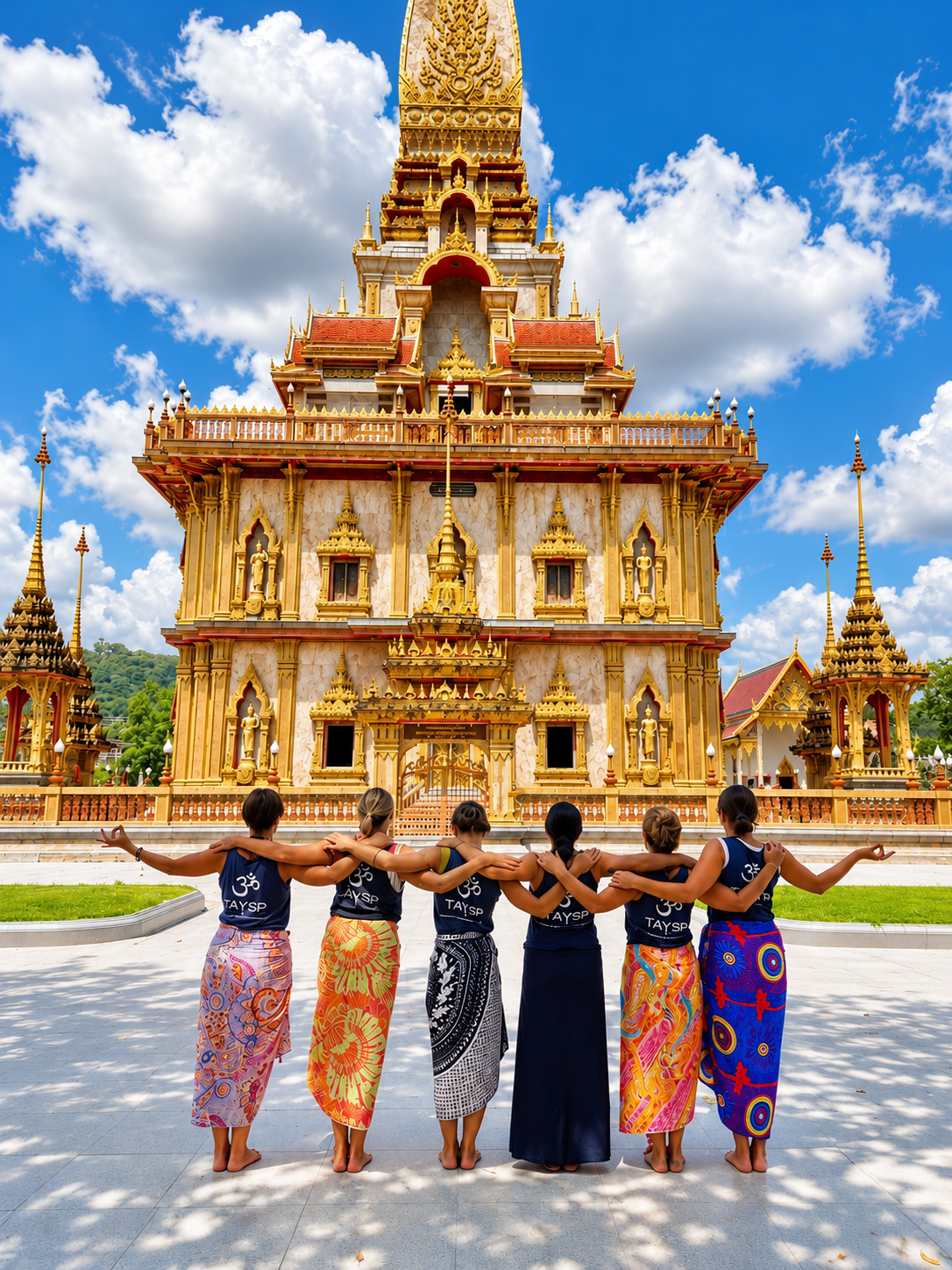 TAYSP group visiting a Phuket temple